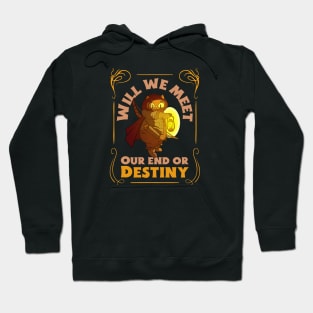 DnD cat will we meet our end or destiny Its Thursday night Dungeons and Dragons funny Hoodie